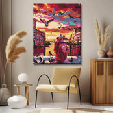 Painting by numbers Early morning in Venice